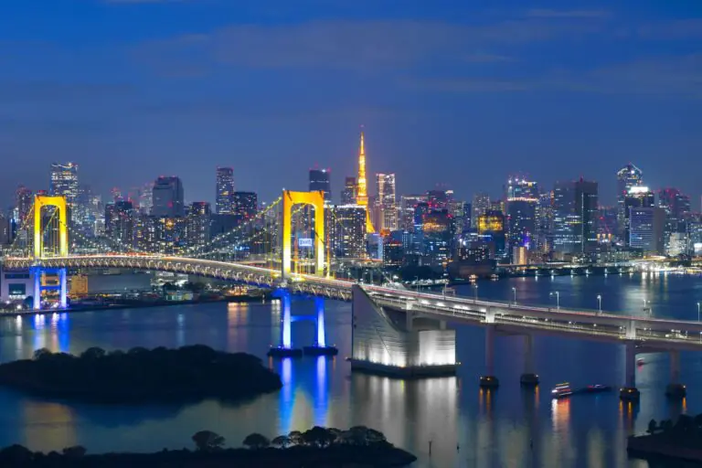 도쿄 레인보우 브릿지 무료 도보 산책 | 도쿄만 야경 명당 코스