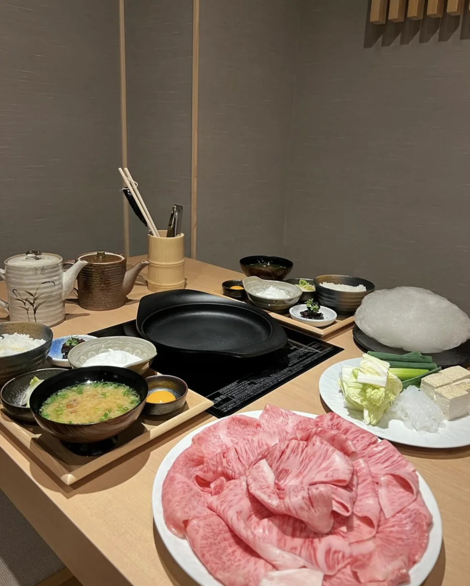 A5 Wagyu Sukiyaki Kyoto Panga Halal Restaurant