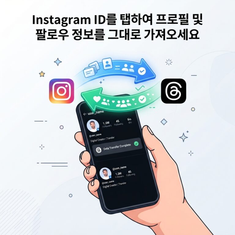 쓰레드와 인스타그램의 주요 차이점 비교