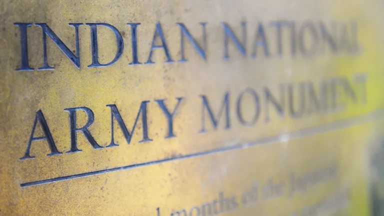 싱가포르 Indian National Army(INA) 기념비